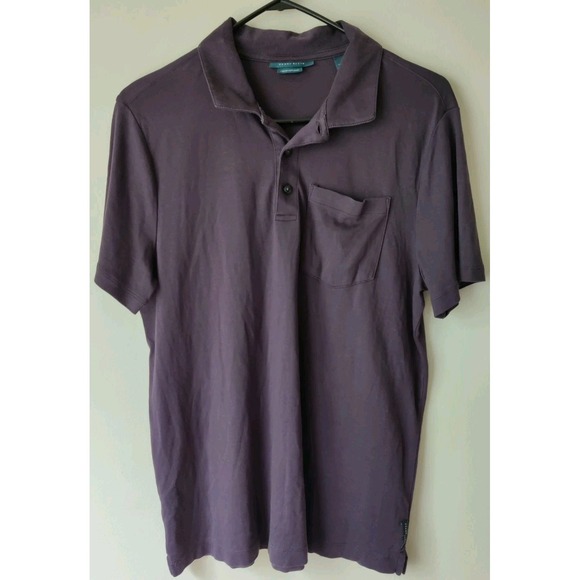 Perry Ellis Other - PERRY ELLIS Men's Liquid Cotton Ultra Soft‎ Touch Polo Shirt Short Sleeve Size M